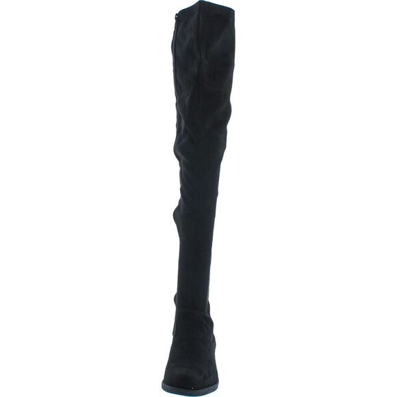 Bamboo MONTANA-53 Black Suede Womens boots 8.5 NEW - Picture 8 of 8